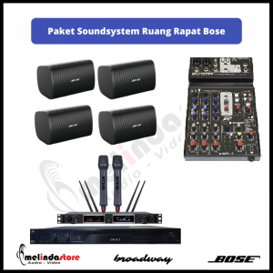 Paket Sound System Ruang Rapat Speaker Bose - Luas 50m2A
